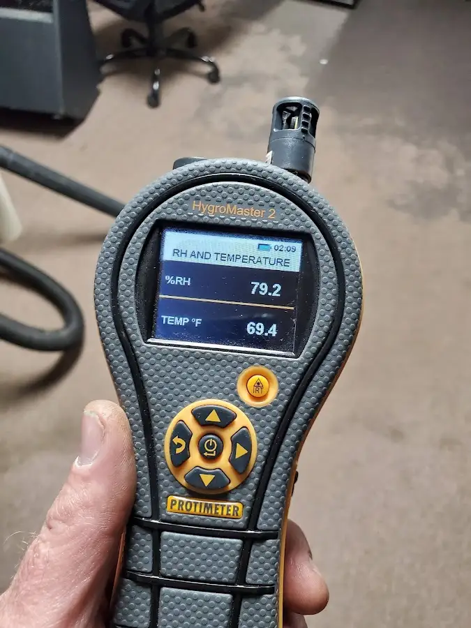 Moisture meter humidity assessment for Fire & Smoke Damage Restoration in Leighton